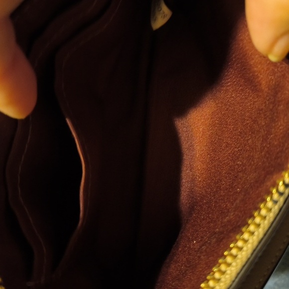 Tan Leather Coach Wristlet - Picture 5 of 5